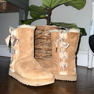 UGG Boots With lace and bow